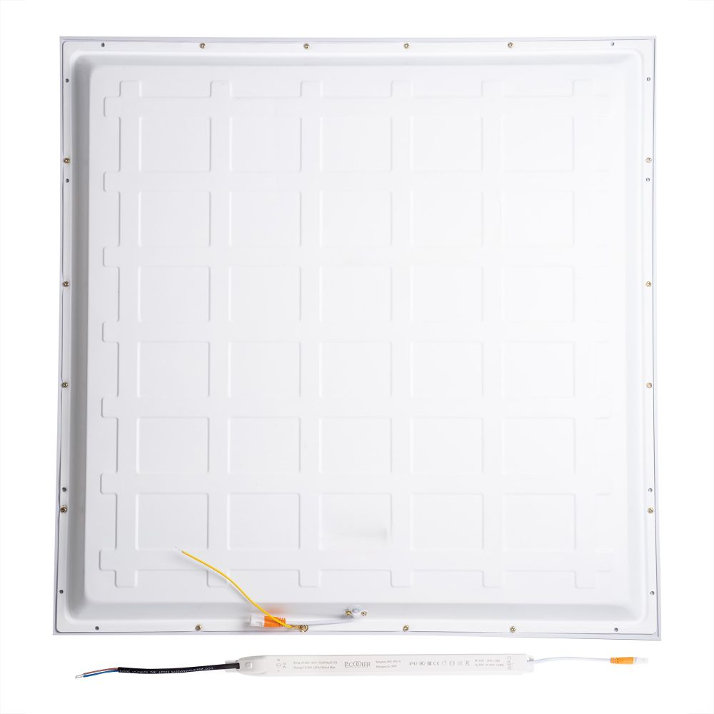 ULP-6060 36W-3000K-LL IP40 PREMIUM+ WHITE Светильник светодиодный потолочный универсальный. Теплый свет 3000K. 3600Лм. Корпус белый. В комплекте с и-п. ТМ Uniel