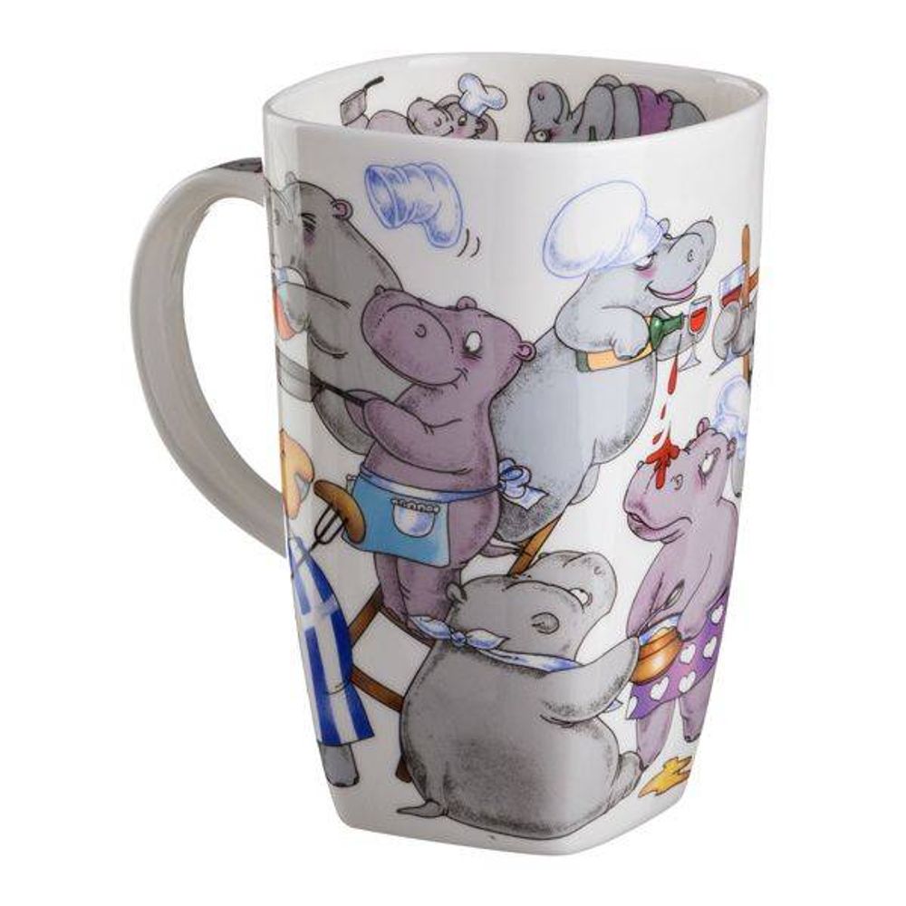 КРУЖКА LEFARD "БЕГЕМОТЫ" 650 МЛ (КОР=24ШТ.)