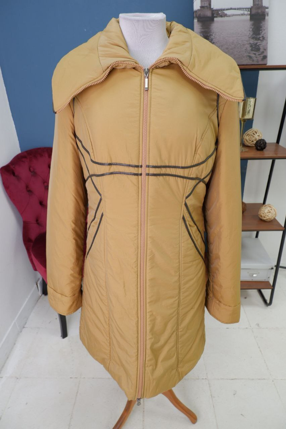 Пуховик Dímma темно-бежевый 44 размер