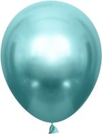 Шар (5''/13 см) Зеленый, хром, 50 шт.