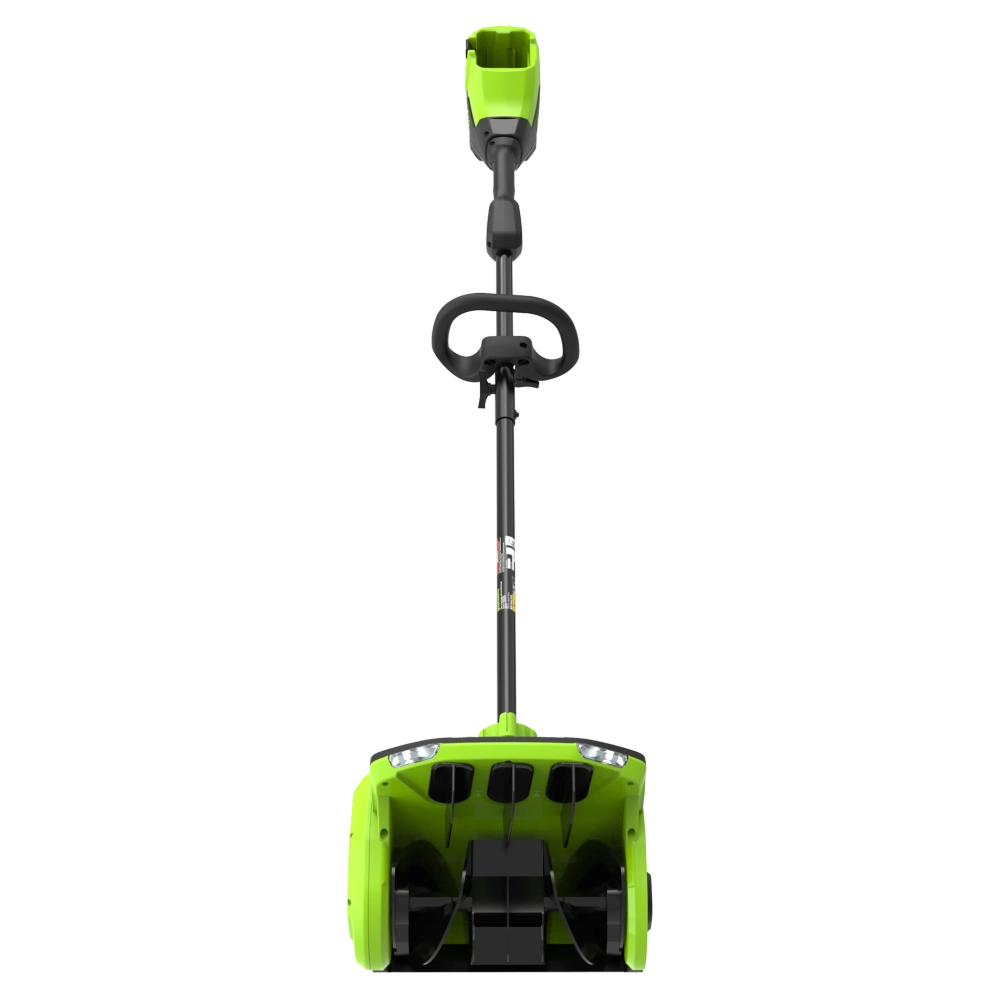 Greenworks GD60SS2 60В аккумуляторная снегоуборочная лопата (1 x 5 Ач, ЗУ) ковш 30 см, выброс 7.6 м 2603207UG