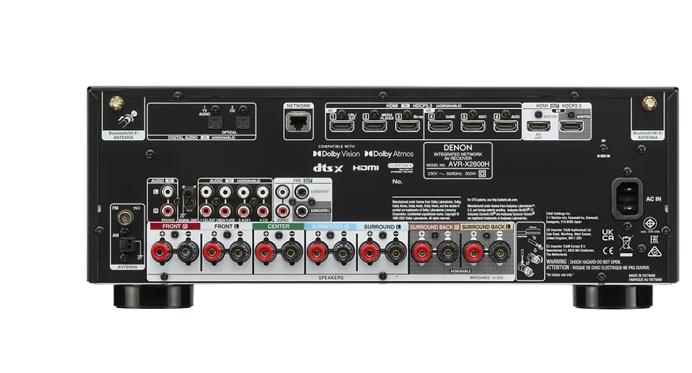 AV-Ресивер Denon AVR-X2800H BLACK