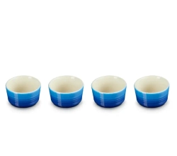 Le Creuset Набор из 4 форм для выпечки 100мл лазурный