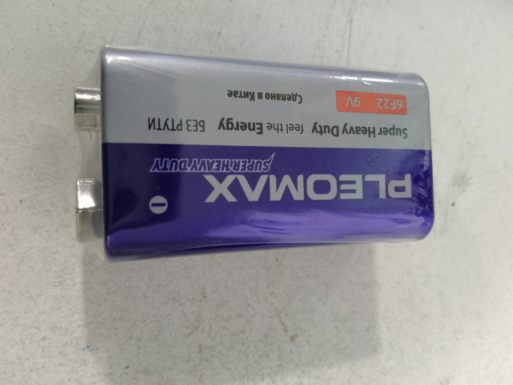 Батарейка SAMSUNG PLEOMAX 6F22 (крона) (Цена за 1шт)
