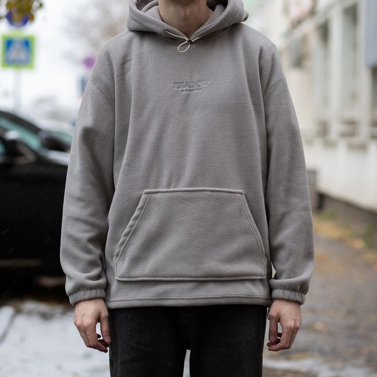 Худи SHADOW Fleece Total, серо-бежевый