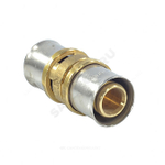 Муфта для МП/PE-X труб латунь пресс Дн 32 RM102 Giacomini RM102Y011