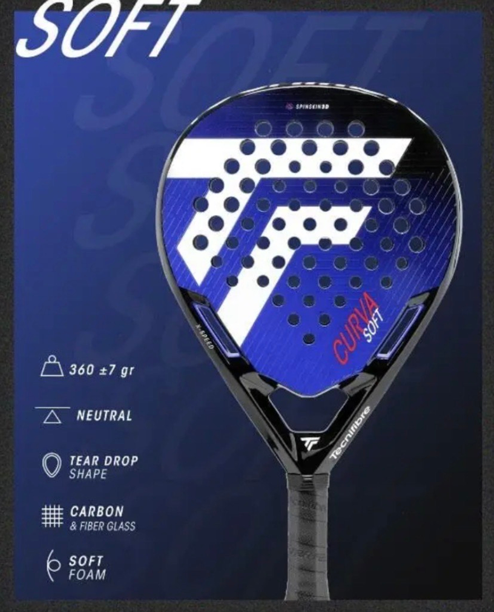 Tecnifibre, CURVA SOFT, Padel Racket