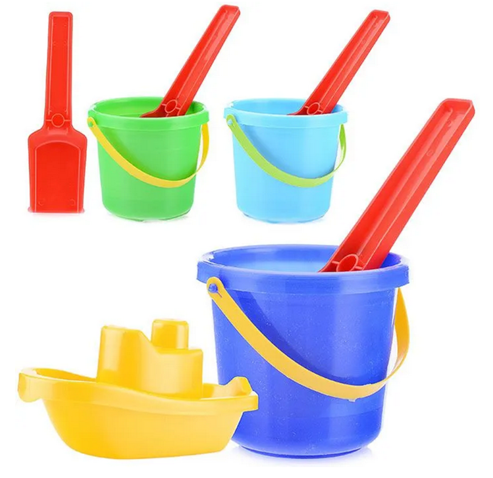 Набор Ведерко+ совочек+ кораблик "Средний"