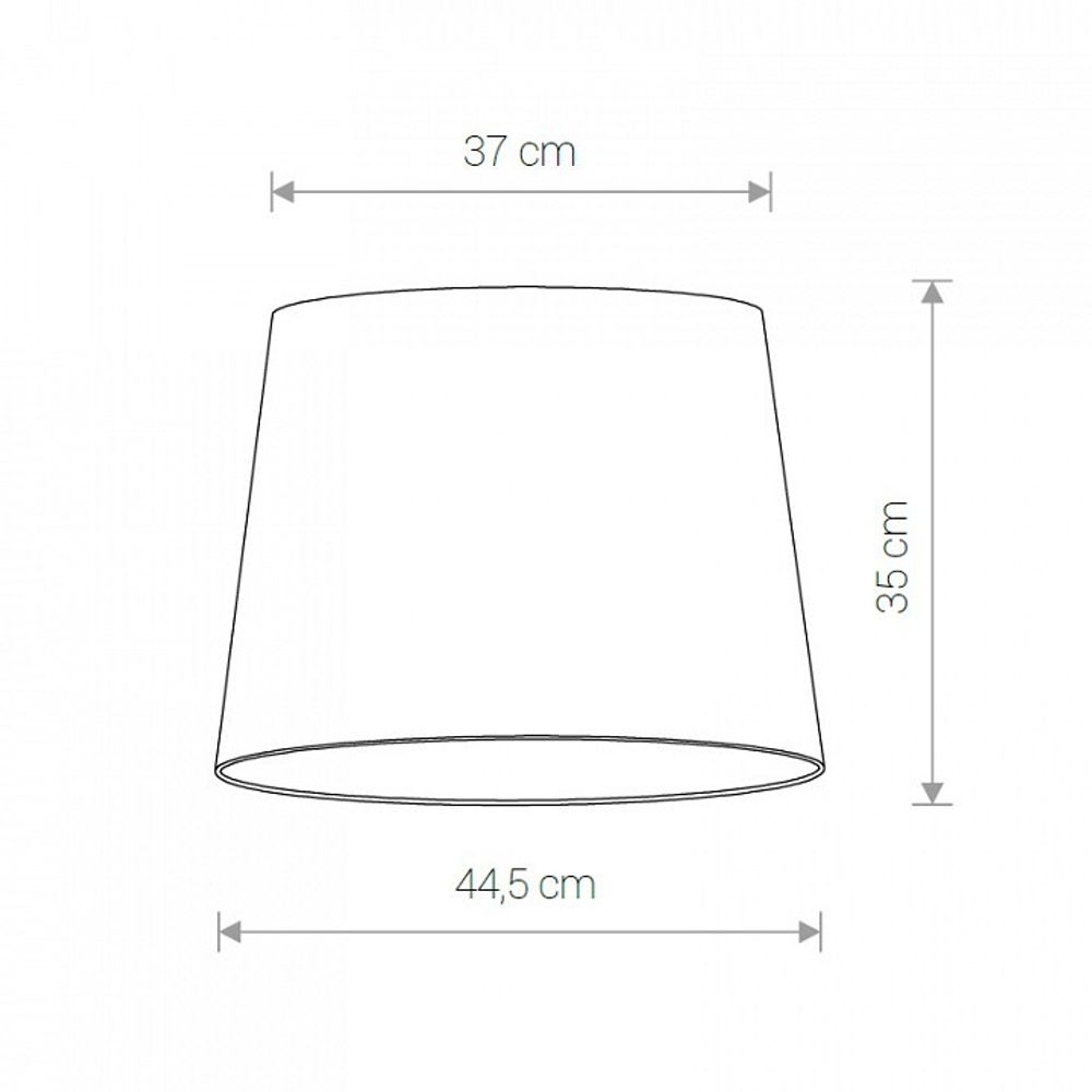 Плафон текстильный Nowodvorski Cameleon Cone M WH 8413