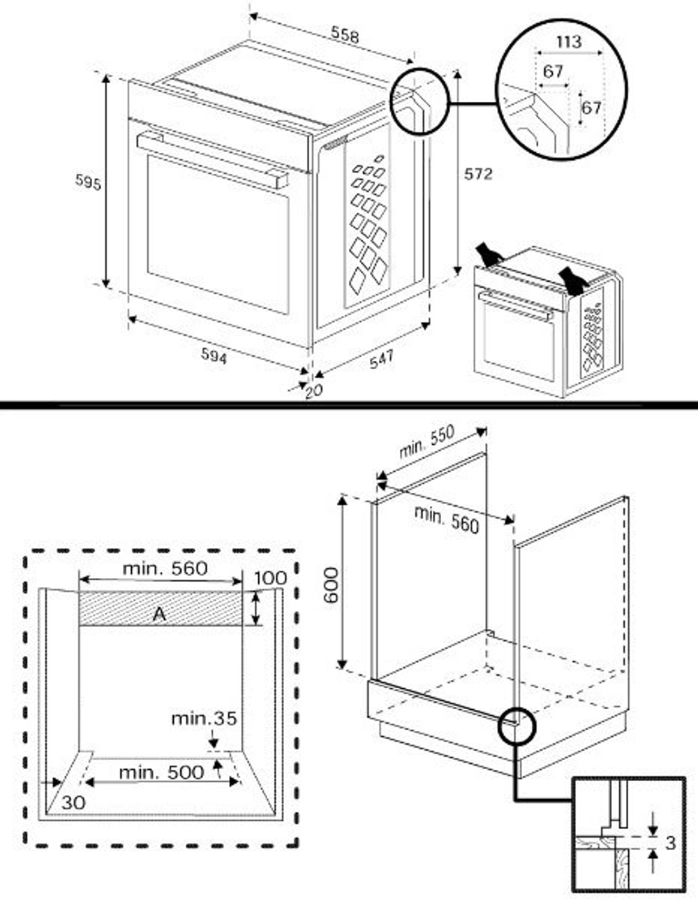 Электрический духовой шкаф Hotpoint FE8 S832 JSH WH