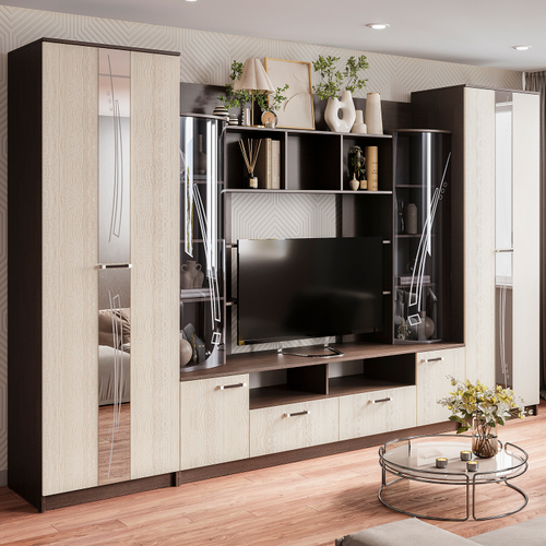 Гостиная Венеция  3400*2200*532 венге/лоредо БТС