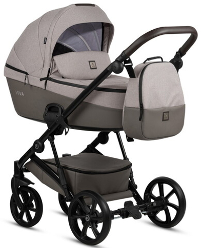 Детская коляска Tutis Viva 5 Plus Essential 2024 3 в 1 1452068 Warm Grey