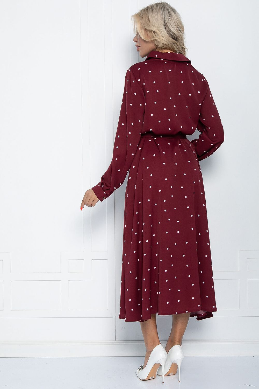 Платье Арвен (бордовое) П11071 LT Collection