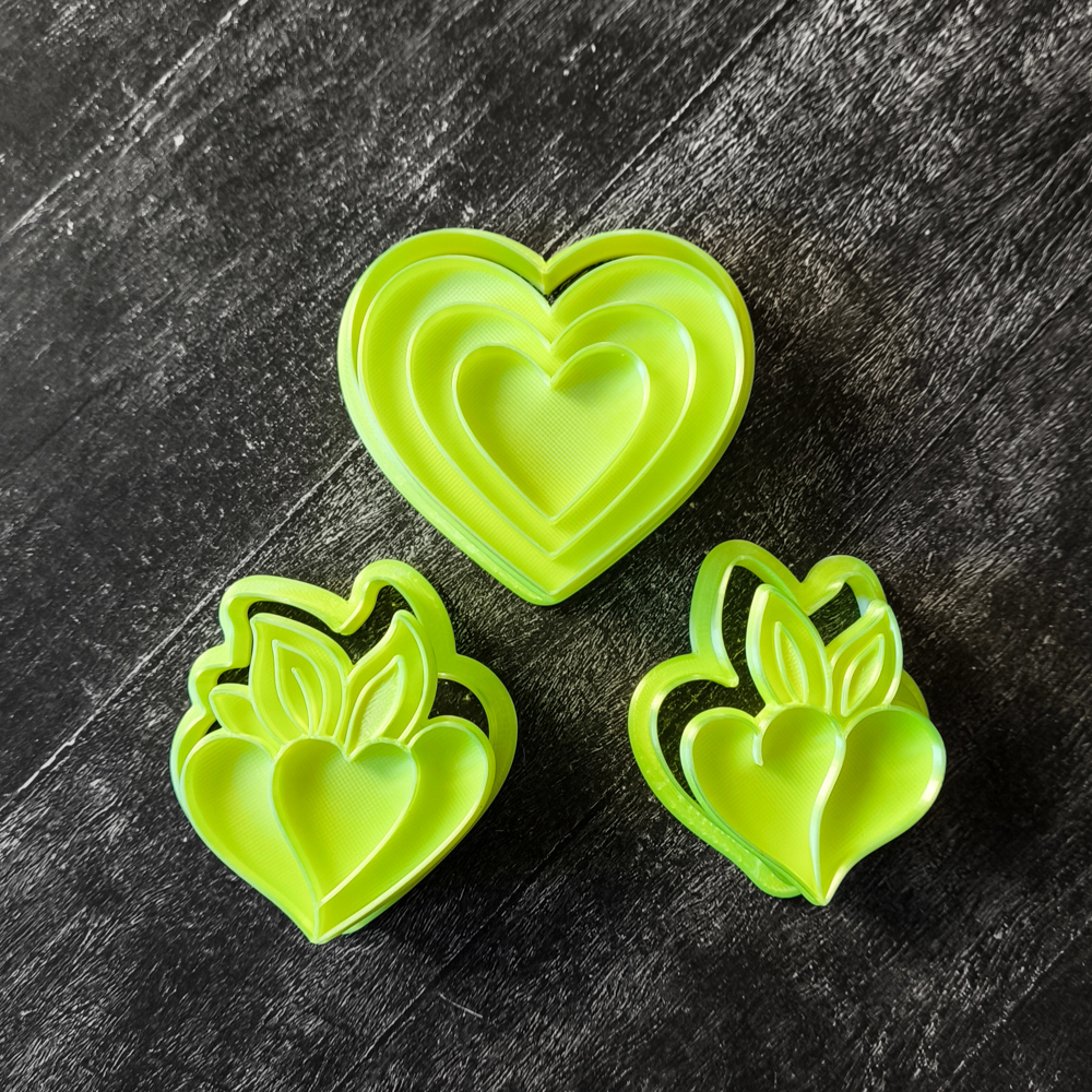 Штамп Набор сердец №1