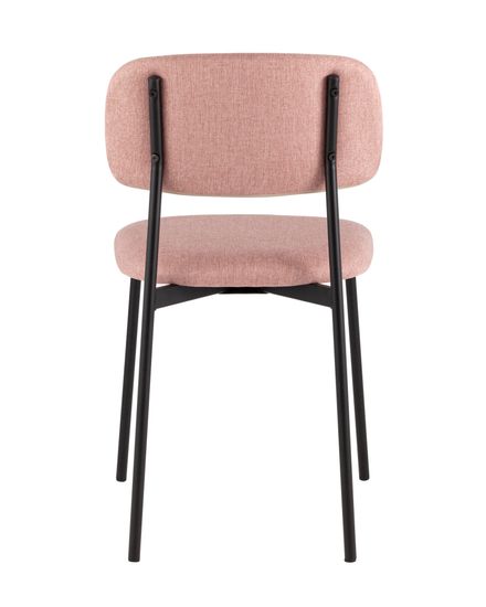 Стул Майло рогожка розовый