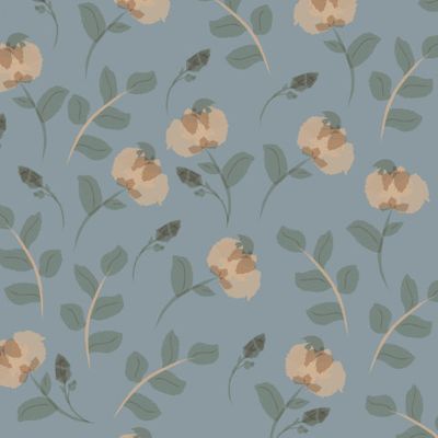 цветы на сером