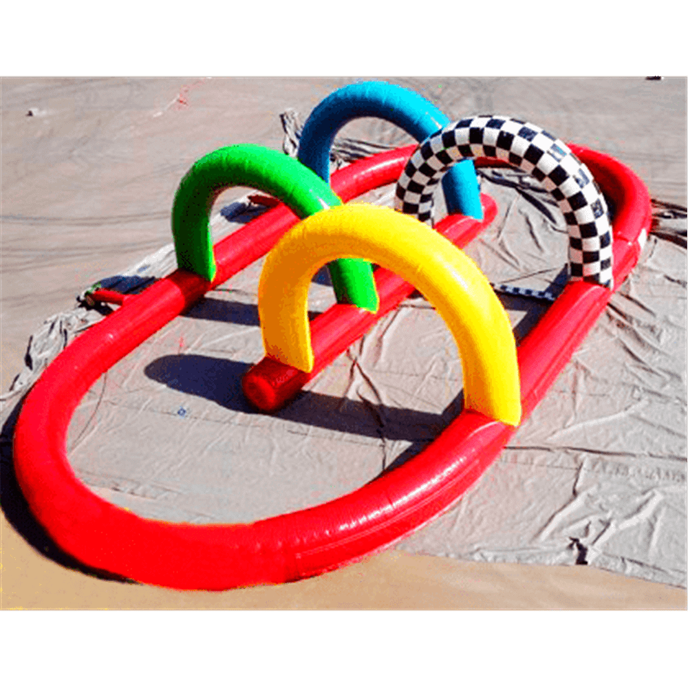 Надувная трасса для электромобилей "Овальная" 15*8*2.5 м