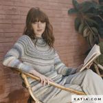 Пряжа для вязания Katia 53% шерсть 47% акрил