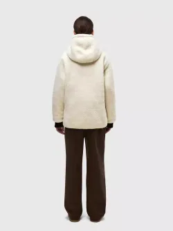 Куртка женская из "пушистого" флиса ICHA NORPPA слоновая кость