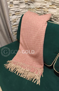 Плед из шерсти Альпаки 170x210 см. - сирень (арт. AGG004)