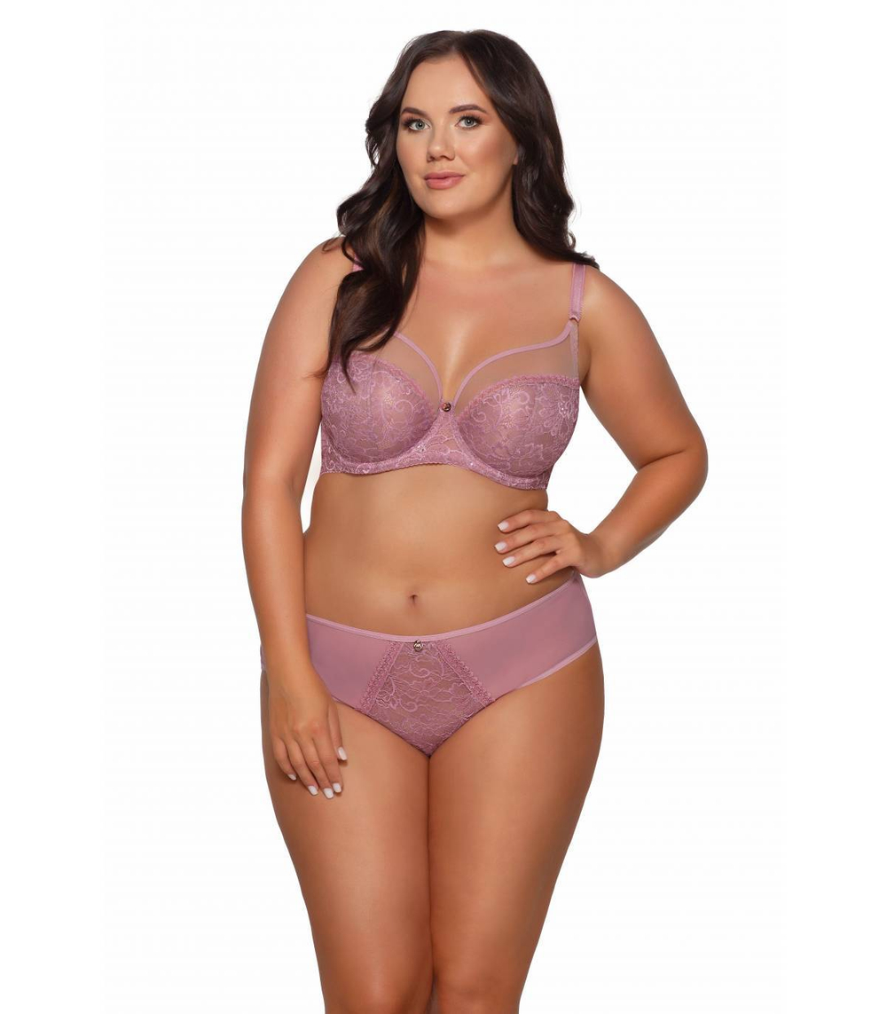 Сиреневый бюстгальтер на косточках с мягкой чашкой Crystal Lily (Размер: 75E) (Цвет: сиреневый)