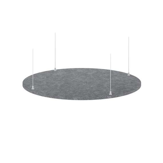 AcustiX Потолочная панель круглая VE.PP-KR-600 Морская Галька 600*600*12