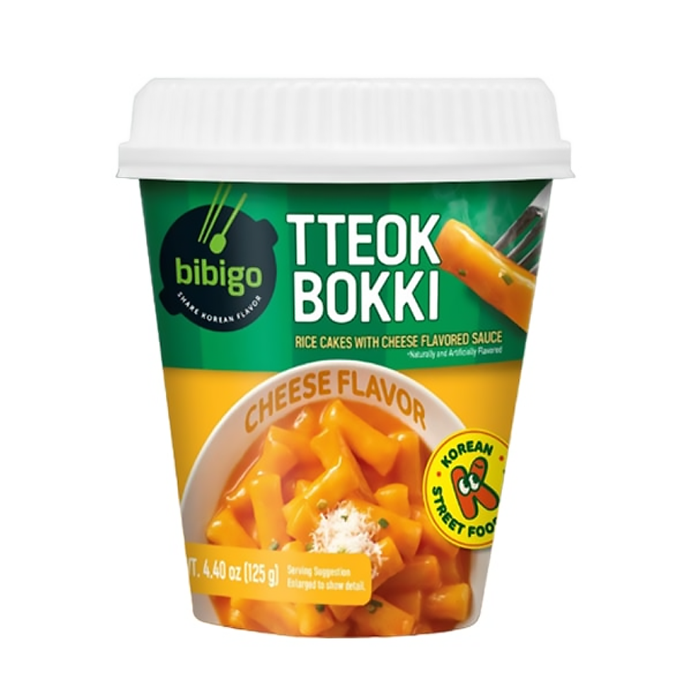 Рисовые клёцки с сыром в стакане, 125 г, 1/24, т.м. BIBIGO, Корея