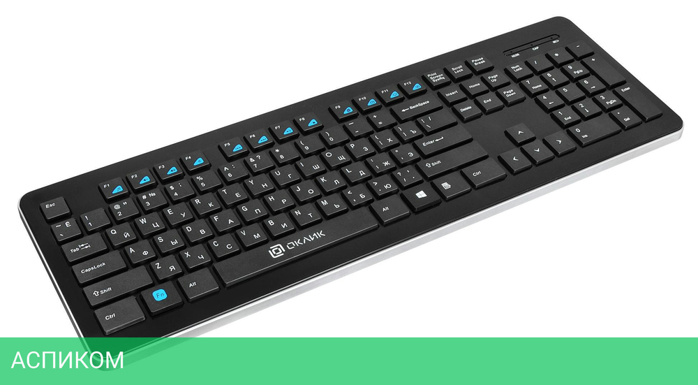 Клавиатура Oklick 870S черный