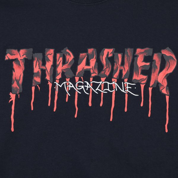 Футболка Thrasher Blood Drip (black) артикул: - купить в магазине Дайс