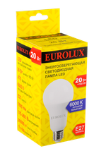 Лампа светодиодная Eurolux LL-E-A70-20W-230-6K-E27