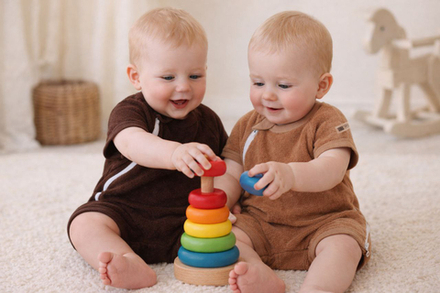 Махровый полукомбинезон-песочник на молнии RinaAmari Шоколад