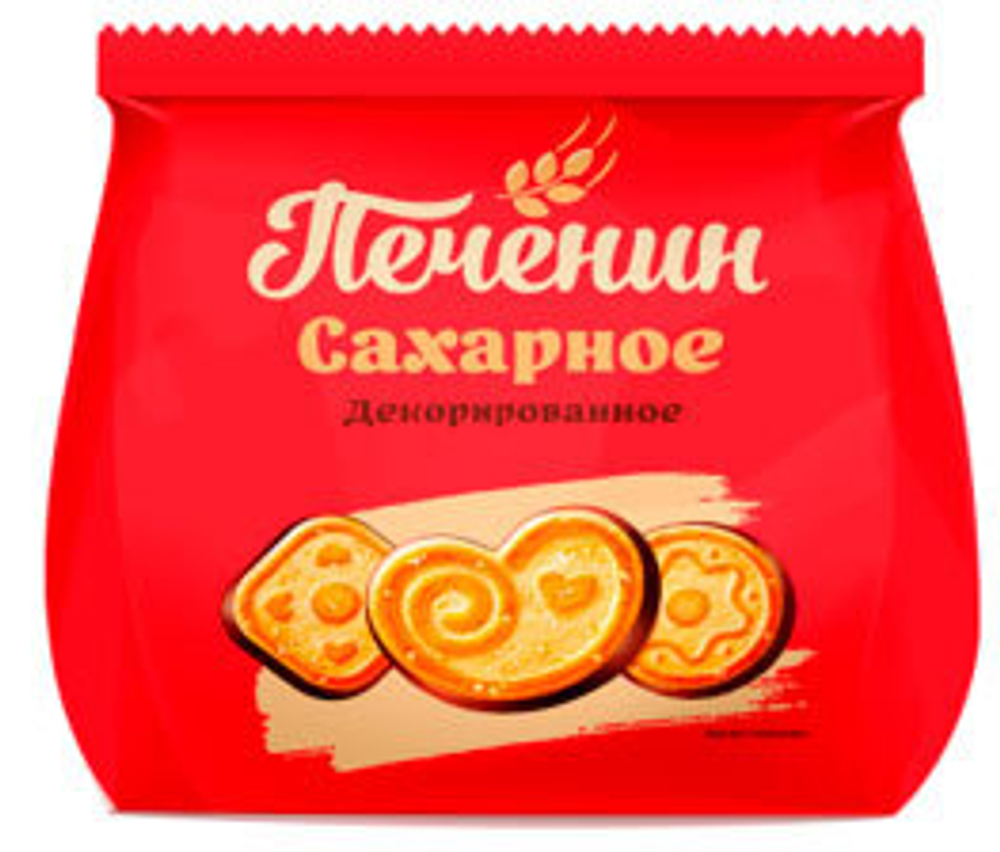 Печенье сахарное Печенин Декорированное 350 г