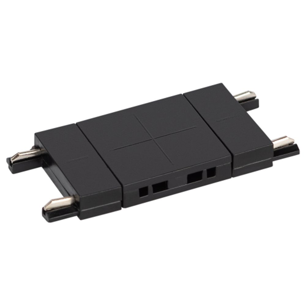 Коннектор ЭРА TRM-S5-SC BK прямой для тонкого магнитного трекового шинопровода черный