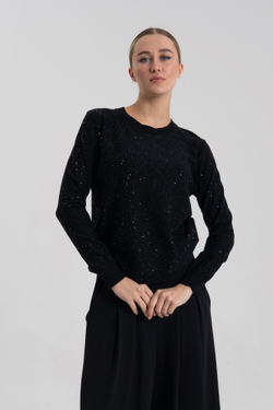 Джемпер с пайетками J-Clair