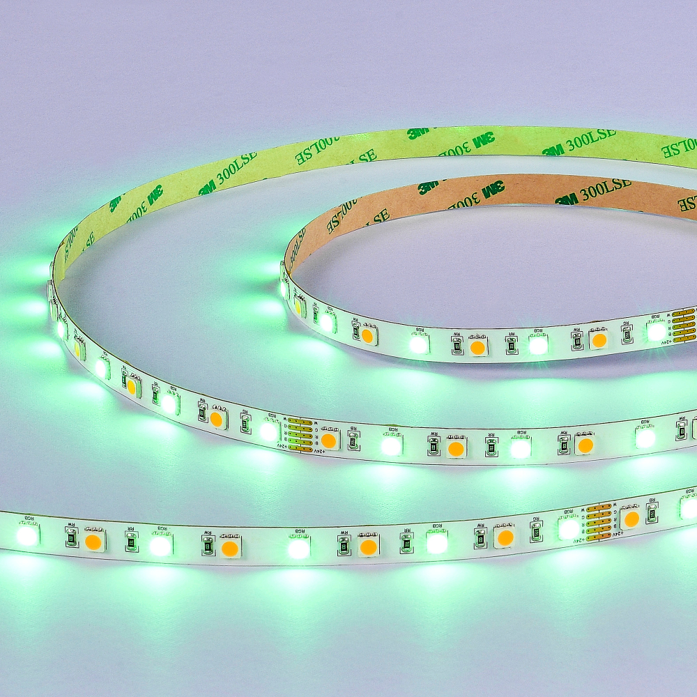 ST019.318.20RGBW Светодиодная лента SMD5050  - -*86W 3000K+RGB 300Lm Ra&gt;90 IP20 L1 000xW10xH- 24V Светодиодные ленты