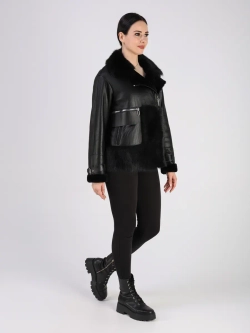 Дубленка зимняя натуральная короткая