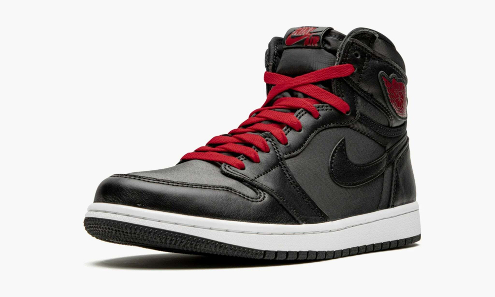 Air Jordan 1 High Retro "Black Satin / Gym Red"