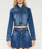 Джинсовая куртка Liu Jo - темно-синий(UF4150 DS829)