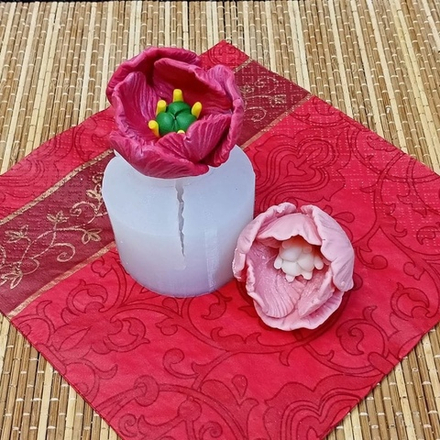 Силиконовый 3D молд "Тюльпан №211"