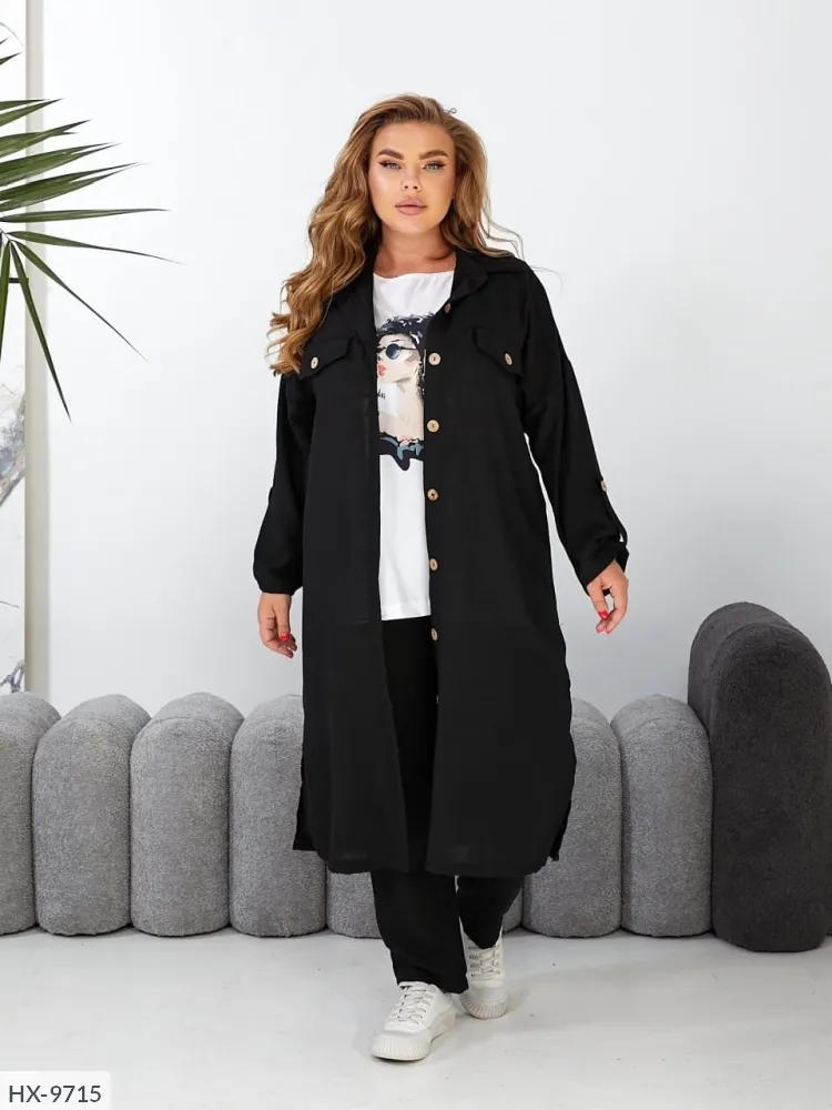 Костюм тройка HX-4695 Фабрика Моды