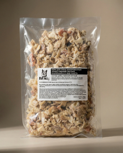 ТОЛЬКО ДЛЯ БРЕСТА КОРМ ДЛЯ СОБАК ЗАМОРОЖЕННЫЙ «РУБЕЦ ГОВЯЖИЙ СВЕТЛЫЙ РУБЛЕННЫЙ В СУ-ВИД ПАКЕТЕ» 500г