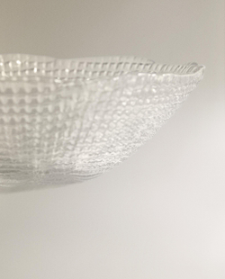 Zara Home салатник из стекла, цвет прозрачный, 16 см