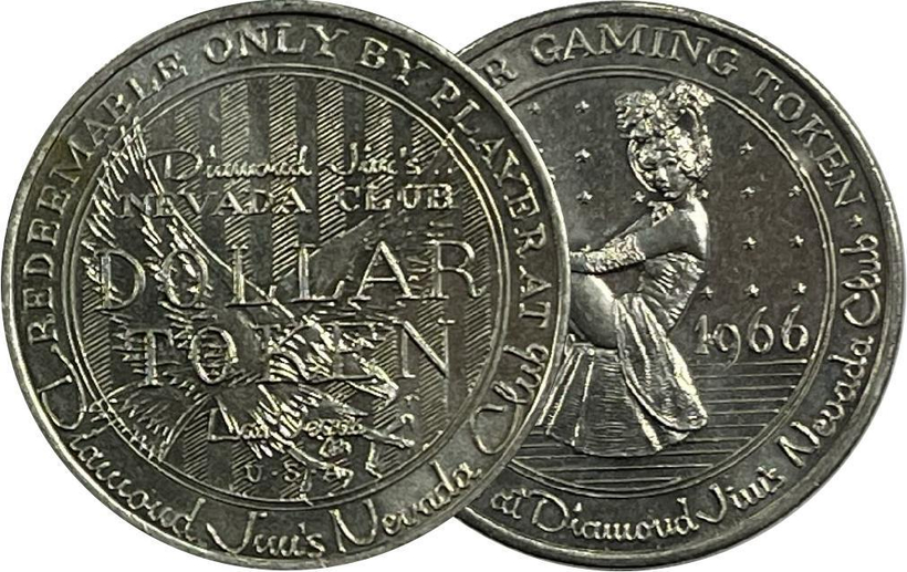 Diamond Jim’s Nevada Club $1 Token