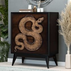 Комод Серпентис с 3 ящиками Найт