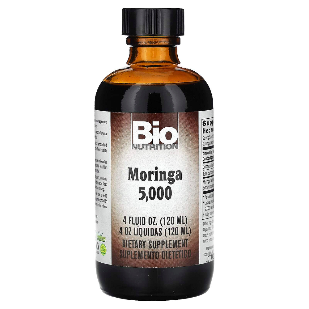 Bio Nutrition, моринга 5000, 120 мл (4 жидк. унции)