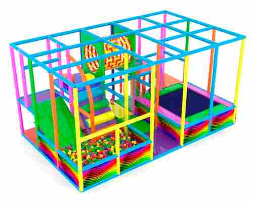Детский игровой лабиринт с крышей «Палитра радости» 6,15×3,69×3,2 м