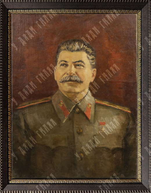 Бантиков А.С. Портрет И.В. Сталина. 1950-е. Холст, масло.