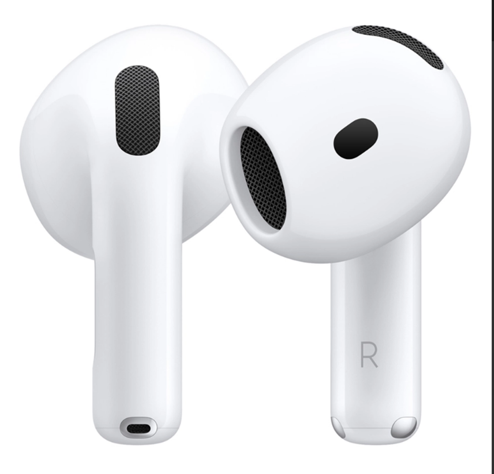 Беспроводные наушники TWS AirPod 4 LUX с шумоподавлением (белый)