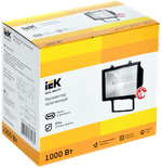 Прожектор ИО1000 галогенный черный IP54 IEK
