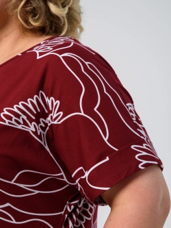 Платье женское "Маки"